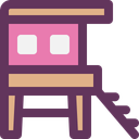 پیش‌نمایش فایل lifeguard-house-16547548 از پک تابستان و ساحل