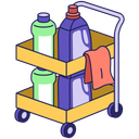 پیش‌نمایش فایل cleaning-cart-16708422 از پک خدمات نظافت