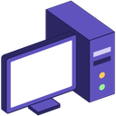 پیش‌نمایش فایل desktop-tower-monitor-17345520 از پک سخت‌افزار کامپیوتر