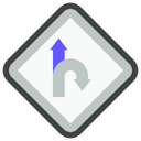 پیش‌نمایش فایل detour-arrow-4583600 از پک ناوبری