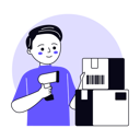 پیش‌نمایش فایل delivery-scan-6772135 از پک باربری و تحویل