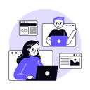 پیش‌نمایش فایل online-web-development-meeting-6772076 از پک توسعه وب