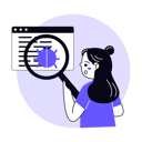 پیش‌نمایش فایل web-developer-looking-for-bugs-6772083 از پک توسعه وب