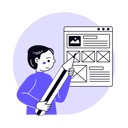 پیش‌نمایش فایل web-wireframe-6772088 از پک توسعه وب