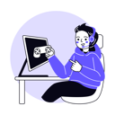 پیش‌نمایش فایل boy-playing-online-game-6771792 از پک ورزش