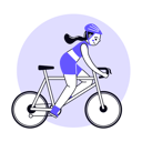 پیش‌نمایش فایل female-bicycle-rider-6771786 از پک ورزش