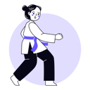 پیش‌نمایش فایل female-karate-player-6771795 از پک ورزش