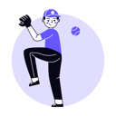 پیش‌نمایش فایل male-baseball-player-6771784 از پک ورزش