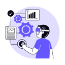 پیش‌نمایش فایل businessman-working-using-vr-tech-6771730 از پک متاورس