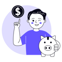 پیش‌نمایش فایل man-saving-money-6771670 از پک امور مالی
