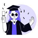 پیش‌نمایش فایل school-graduation-6771608 از پک آموزش و پرورش