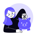 پیش‌نمایش فایل bitcoin-savings-6771579 از پک رمزارز و بلاک‌چین