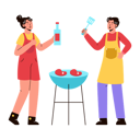 پیش‌نمایش فایل barbeque-party-6997795 از پک جشن مهمانی