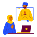 پیش‌نمایش فایل people-doing-ramadan-online-greeting-8242576 از پک رمضان