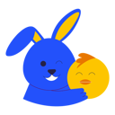 پیش‌نمایش فایل bunny-chick-8249161 از پک روز عید پاک