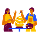 پیش‌نمایش فایل coloring-egg-with-friends-8249162 از پک روز عید پاک