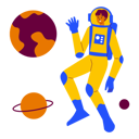 پیش‌نمایش فایل astronaut-exploring-space-8301900 از پک الونیا – فضا