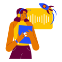 پیش‌نمایش فایل girl-listen-to-space-podcasts-8301905 از پک الونیا – فضا