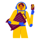 پیش‌نمایش فایل spaceman-going-for-vacation-in-outer-space-8301914 از پک الونیا – فضا
