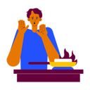 پیش‌نمایش فایل cooking-accident-8471872 از پک آشپزخانه