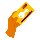 پیش‌نمایش فایل holding-hotel-key-card-8573102 از پک سفر و تعطیلات