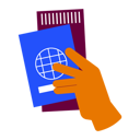 پیش‌نمایش فایل holding-passport-and-ticket-8573103 از پک سفر و تعطیلات