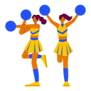پیش‌نمایش فایل cheers-girls-with-cheerleader-8593371 از پک الونیا – رقابت ورزش