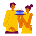 پیش‌نمایش فایل couple-celebrating-birthday-party-8656891 از پک جشن تولد