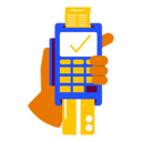 پیش‌نمایش فایل holding-billing-machine-8664449 از پک خرید