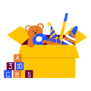 پیش‌نمایش فایل box-with-toys-8821598 از پک نوزاد و مهدکودک کودک