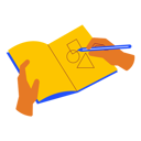پیش‌نمایش فایل draw-shape-in-drawing-book-8821602 از پک نوزاد و مهدکودک کودک