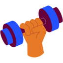 پیش‌نمایش فایل holding-dumbbell-9013092 از پک یوگا ورزش
