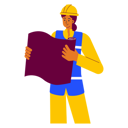 پیش‌نمایش فایل construction-worker-checking-document-9019363 از پک ساخت‌وساز معماری