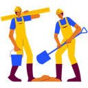 پیش‌نمایش فایل construction-worker-working-on-the-construction-project-9019367 از پک ساخت‌وساز معماری
