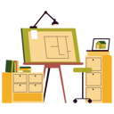 پیش‌نمایش فایل architect-workspace-9094065 از پک مبلمان فضای داخلی