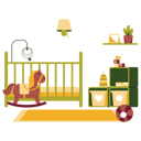 پیش‌نمایش فایل child-room-9094083 از پک مبلمان فضای داخلی