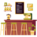 پیش‌نمایش فایل coffee-shop-9094070 از پک مبلمان فضای داخلی
