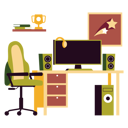 پیش‌نمایش فایل gaming-room-9094073 از پک مبلمان فضای داخلی