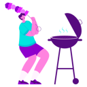 پیش‌نمایش فایل boy-cooking-bbq-grill-9537186 از پک آشپزخانه