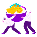 پیش‌نمایش فایل two-chefs-holding-food-bowl-9537194 از پک آشپزخانه