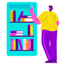 پیش‌نمایش فایل boy-find-book-in-digital-library-9574342 از پک یادگیری الکترونیک