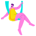 پیش‌نمایش فایل aerial-yoga-pose-9827107 از پک حالت‌های یوگا