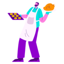 پیش‌نمایش فایل bake-thanksgiving-cookies-and-roasted-chicken-9827048 از پک روز شکرگزاری