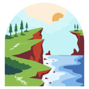 پیش‌نمایش فایل cliff-10594081 از پک منظره طبیعی