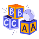 پیش‌نمایش فایل abc-blocks-10633486 از پک آموزش مدرسه‌ای