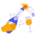 پیش‌نمایش فایل celebration-champagne-10716052 از پک جشن مهمانی