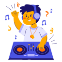 پیش‌نمایش فایل dj-boy-10716055 از پک جشن مهمانی