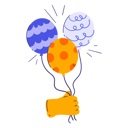 پیش‌نمایش فایل party-balloons-10716048 از پک جشن مهمانی