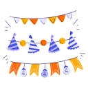 پیش‌نمایش فایل party-garland-10716051 از پک جشن مهمانی