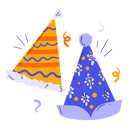پیش‌نمایش فایل party-hat-10716059 از پک جشن مهمانی